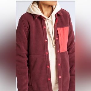 BURTON WOMANS HEARTH SNAP UP FLEECE